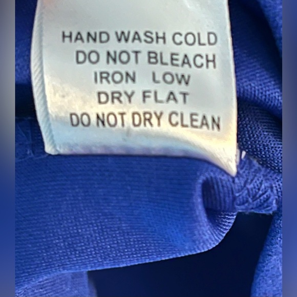 HAUTE MONDE 3XL Dress Women’s Royal Blue Stretchy Bodycon Lace Plus Size NWT - Picture 10 of 15